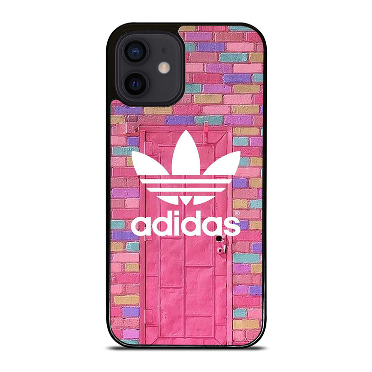 ADIDAS LOGO PINK WALL iPhone 12 Mini Case Cover