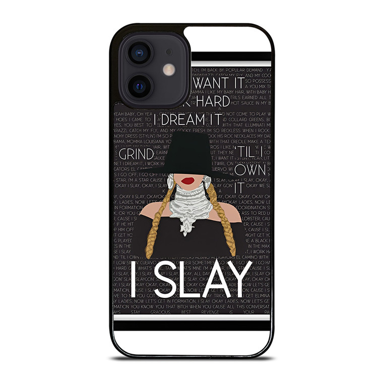 BEYONCE I SLAY QUOTE iPhone 12 Mini Case Cover