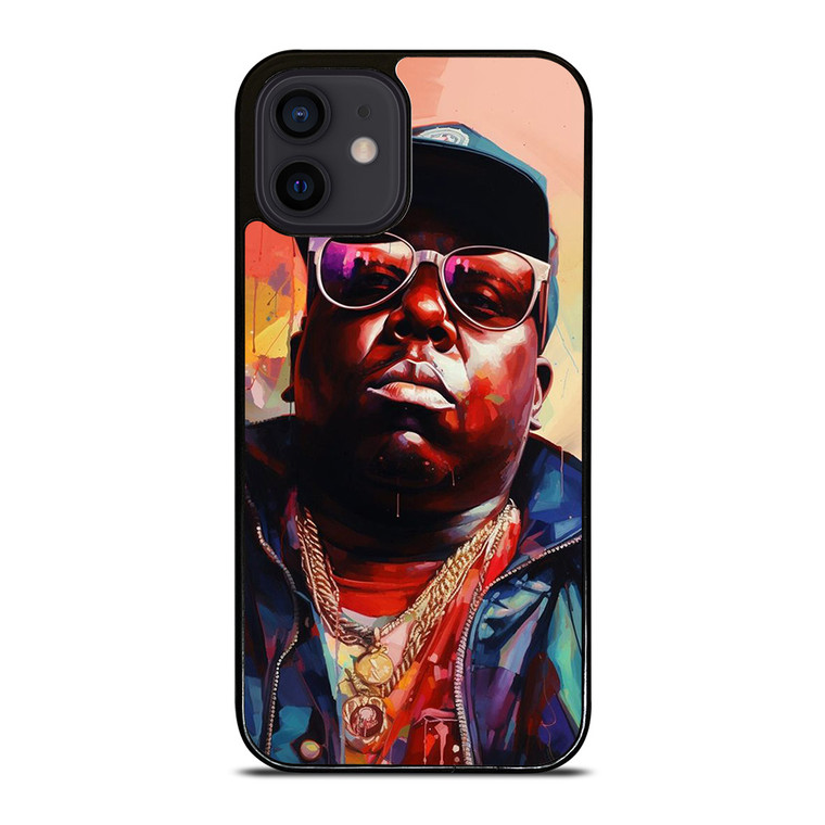 BIGGIE SMALL NOTORIOUS BIG RAPPER ART iPhone 12 Mini Case Cover BIGGIE SMALL NOTORIOUS BIG RAPPER ART iPhone 12 Mini Case Cover