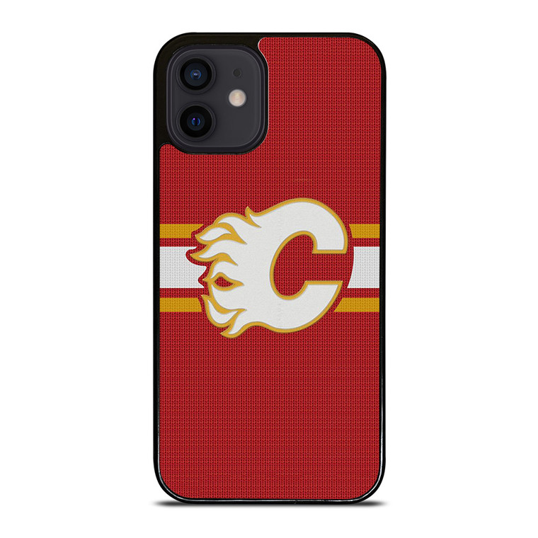 CALGARY FLAMES HOCKEY TEAM LOGO iPhone 12 Mini Case Cover