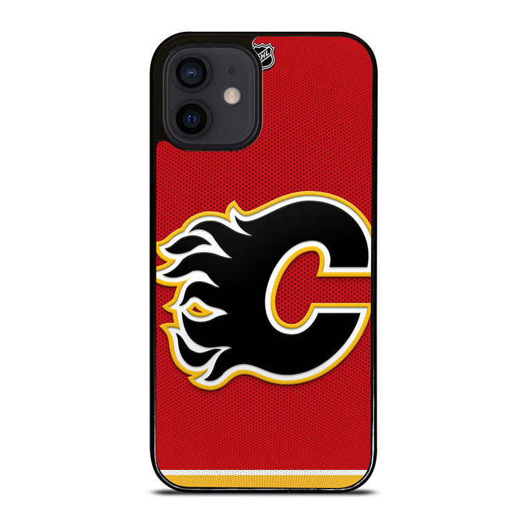 CALGARY FLAMES NHL HOCKEY TEAM LOGO iPhone 12 Mini Case Cover