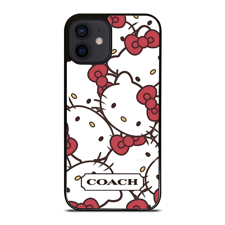 COACH NEW YORK HELLO KITTY FACE COLLAGE iPhone 12 Mini Case Cover