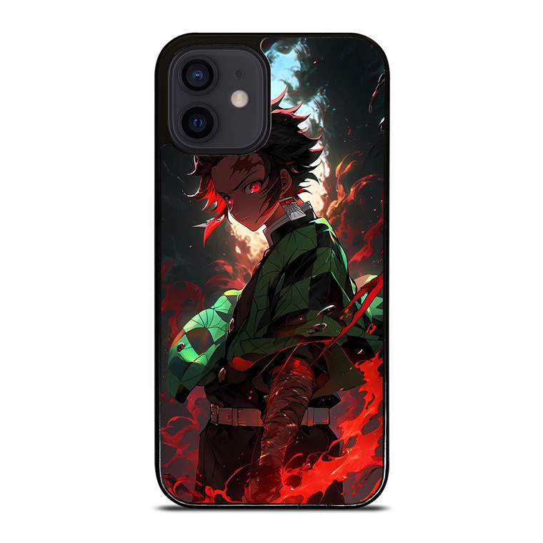DEMON SLAYER TANJIRO KAMADO ANIME MANGA iPhone 12 Mini Case Cover