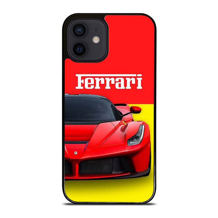 FERRARI LOGO RED CAR iPhone 12 Mini Case Cover
