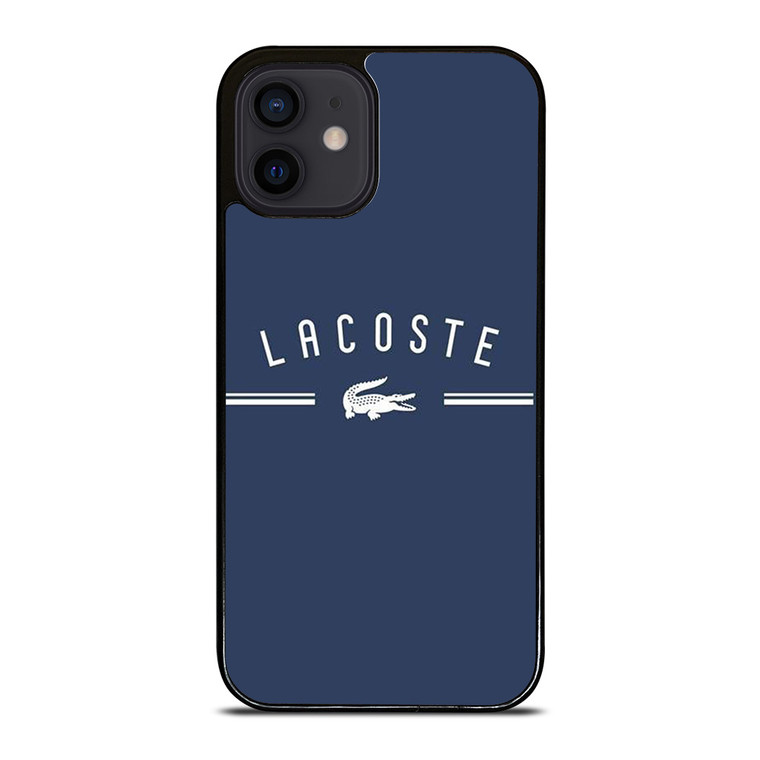 LACOSTE CROC LOGO BLUE iPhone 12 Mini Case Cover
