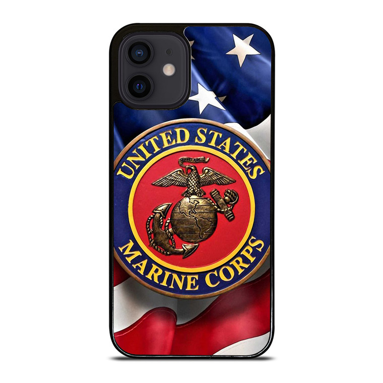 UNITED STATES US MARINE CORPS LOGO FLAG iPhone 12 Mini Case Cover