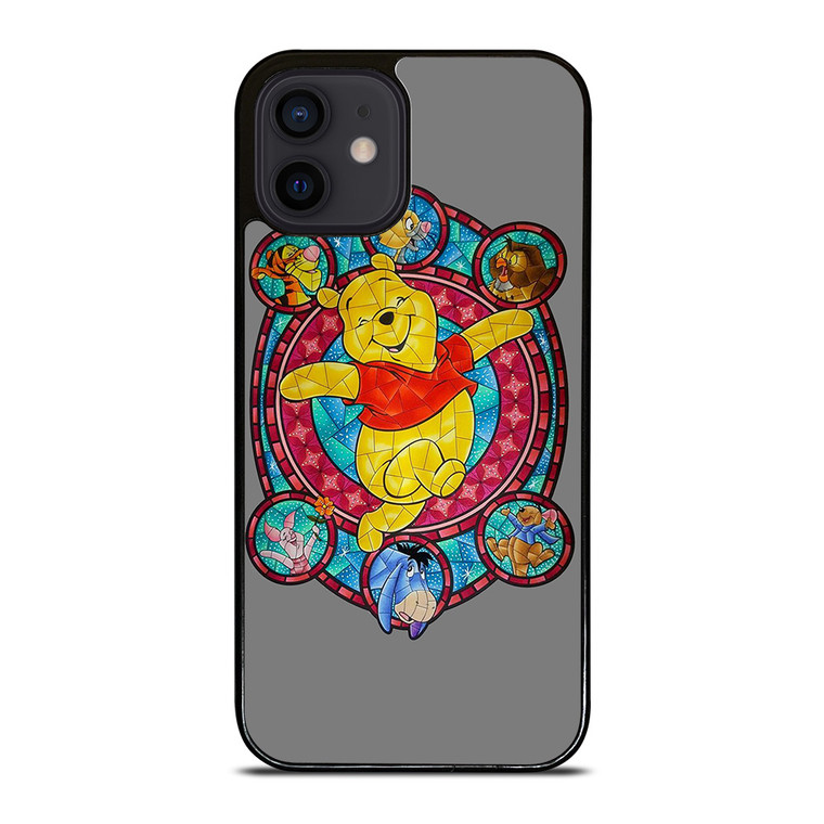 WINNIE THE POOH AND FRIENDS DISNEY MOZAIC ART iPhone 12 Mini Case Cover WINNIE THE POOH AND FRIENDS DISNEY MOZAIC ART iPhone 12 Mini Case Cover