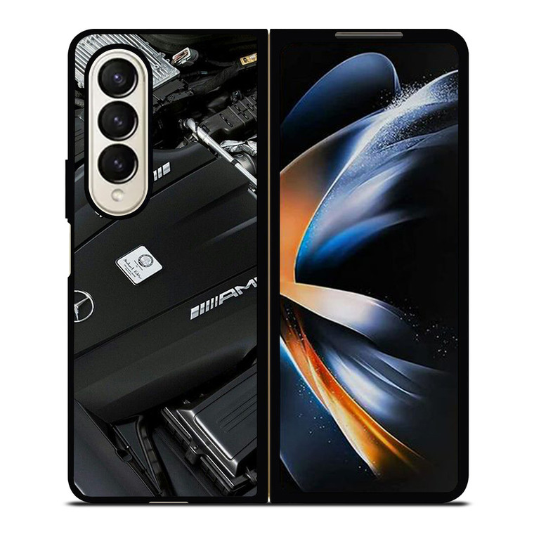 AMG ENGINE MERCEDES BENZ LOGO Samsung Galaxy Z Fold 4 Case Cover AMG ENGINE MERCEDES BENZ LOGO Samsung Galaxy Z Fold 4 Case Cover