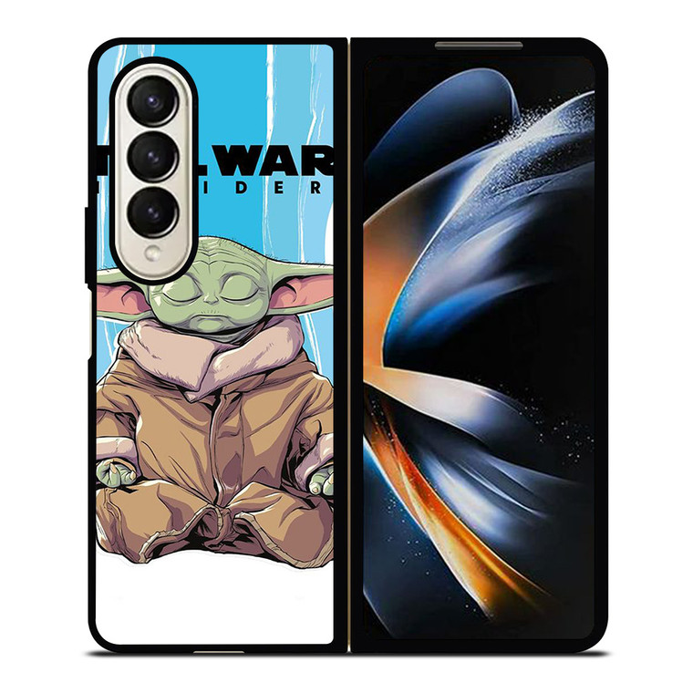 BABY YODA STAR WARS MEDITATION Samsung Galaxy Z Fold 4 Case Cover
