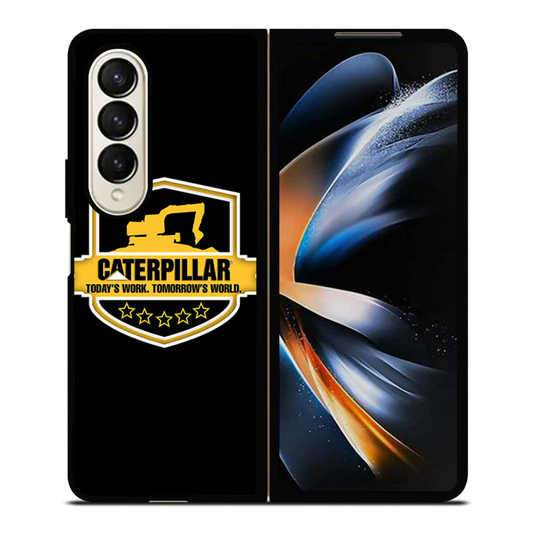 CATERPILLAR TRACTOR LOGO CAT ICON TODAY'S WORK Samsung Galaxy Z Fold 4 Case Cover