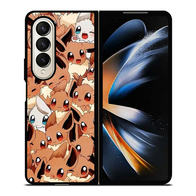 EEVEE POKEMON POCKET MONSTERS COLLAGE Samsung Galaxy Z Fold 4 Case Cover