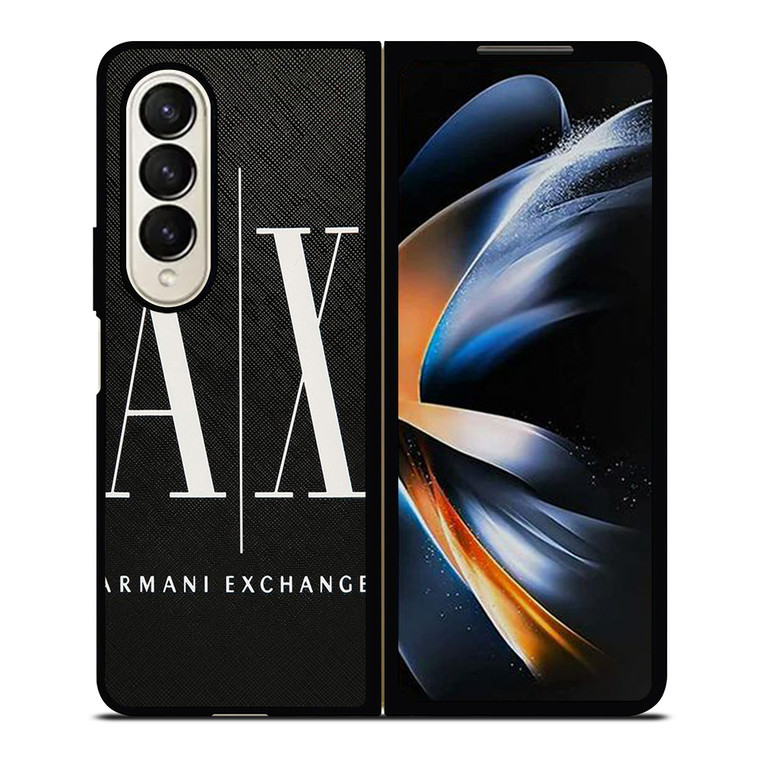 GIROGIO ARMANI LOGO EXCHANGE AX Samsung Galaxy Z Fold 4 Case Cover