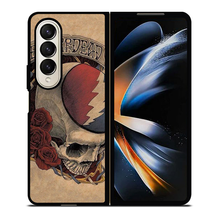 GRATEFUL DEAD SKULL LOGO ART Samsung Galaxy Z Fold 4 Case Cover