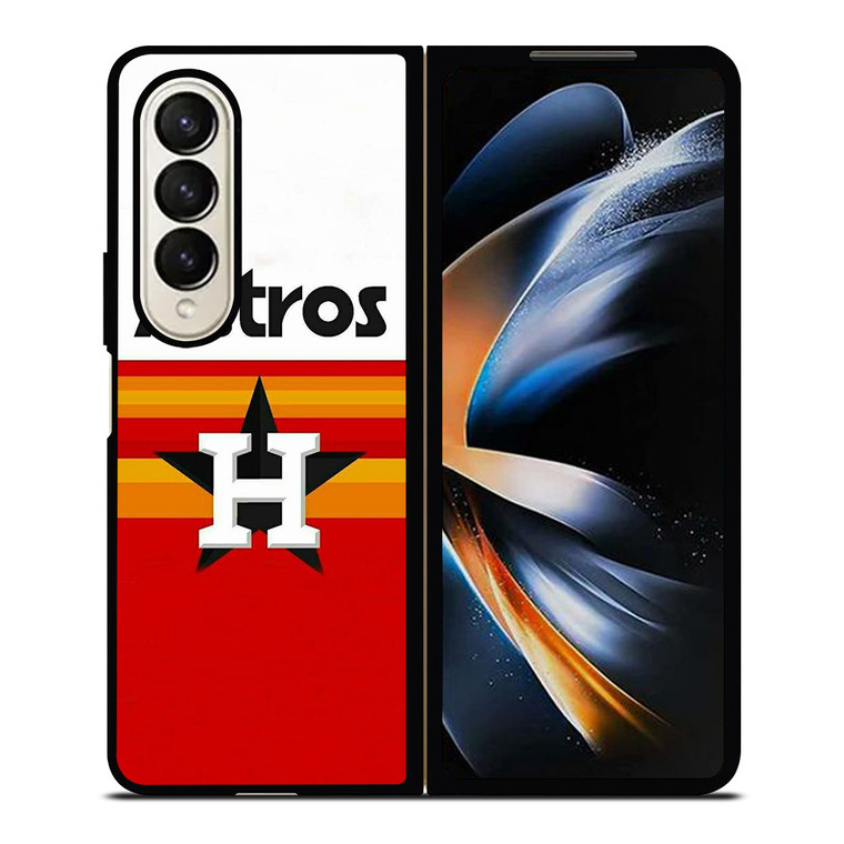 HOUSTON ASTROS LOGO MLB BASEBALL TEAM ICON Samsung Galaxy Z Fold 4 Case Cover