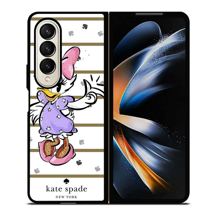 KATE SPADE NEW YORK LOGO DAISY DUCK DISNEY Samsung Galaxy Z Fold 4 Case Cover