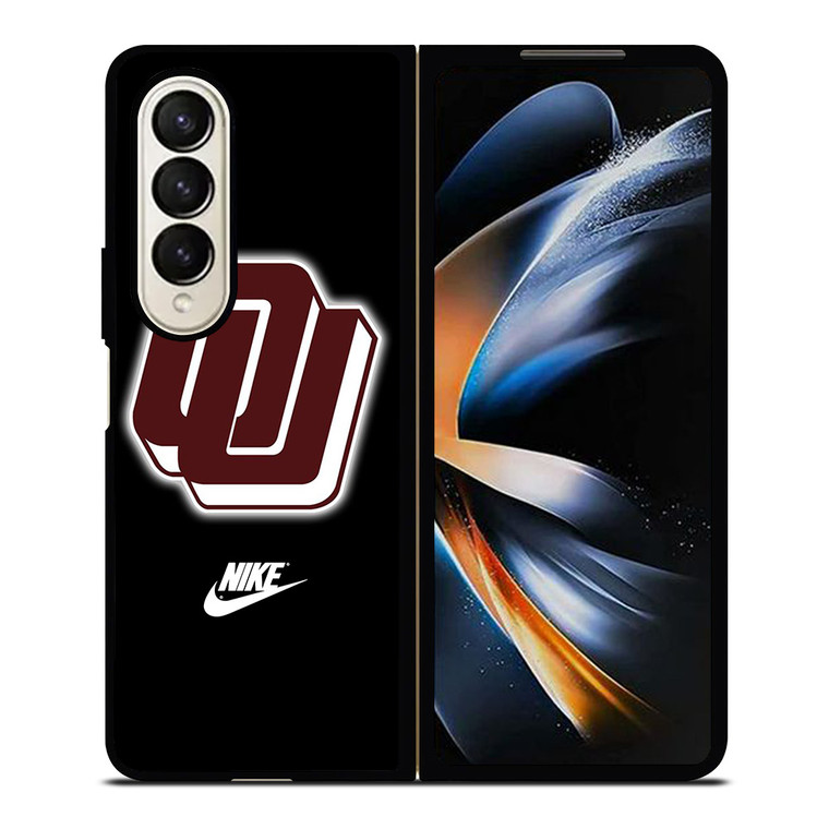 OKLAHOMA SOONERS UNIVERSITY FOOTBALL TEAM LOGO Samsung Galaxy Z Fold 4 Case Cover