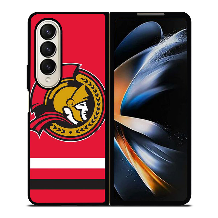 OTTAWA SENATORS LOGO HOCKEY TEAM LOGO Samsung Galaxy Z Fold 4 Case Cover