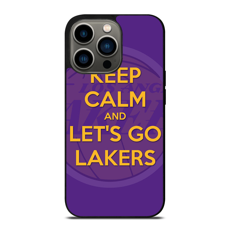 KEEP CALM AND GO LAKERS iPhone 13 Pro Case Cover