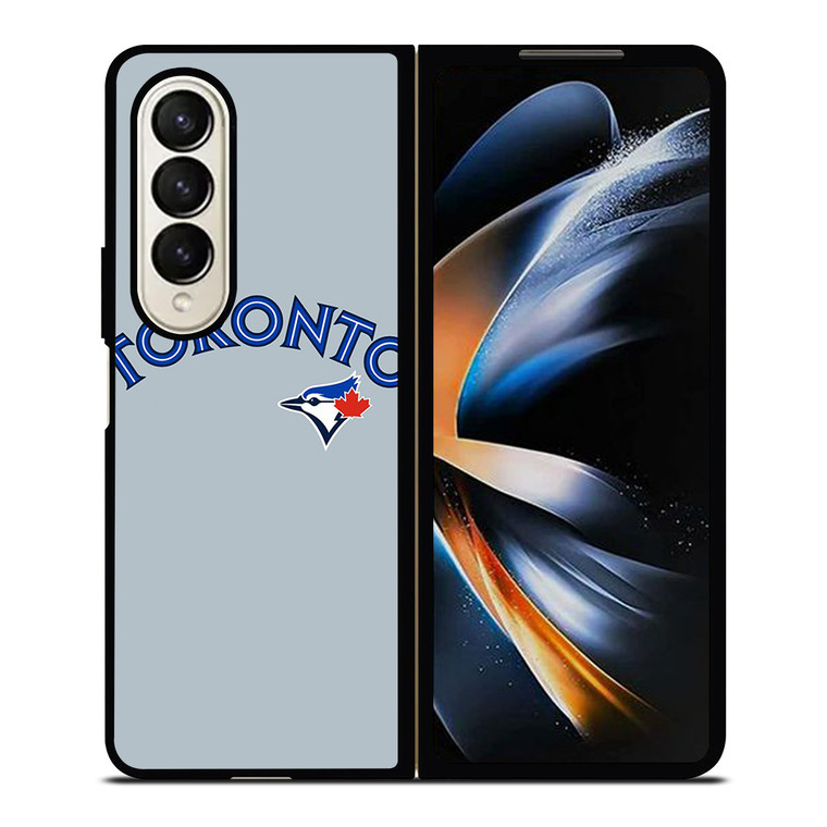 TORONTO BLUE JAYS BASEBALL TEAM LOGO Samsung Galaxy Z Fold 4 Case Cover TORONTO BLUE JAYS BASEBALL TEAM LOGO Samsung Galaxy Z Fold 4 Case Cover