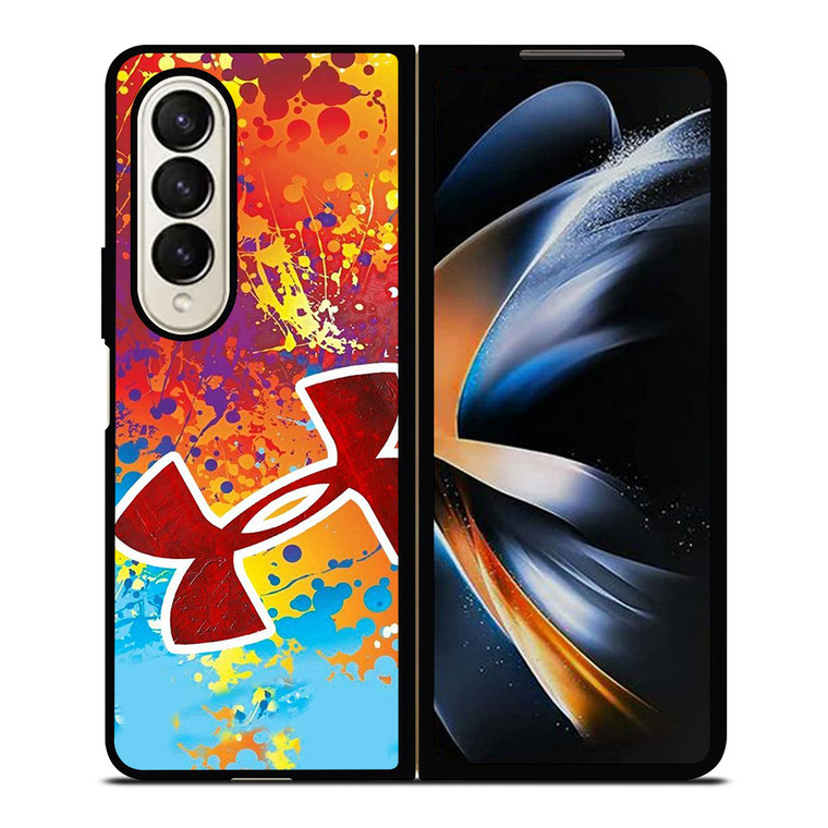 UNDER ARMOUR LOGO COLORFUL PAINT Samsung Galaxy Z Fold 4 Case Cover