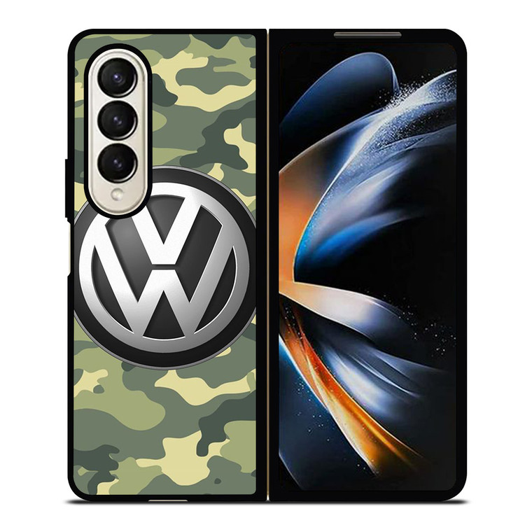 VOLKSWAGEN VW LOGO CAMO ICON Samsung Galaxy Z Fold 4 Case Cover