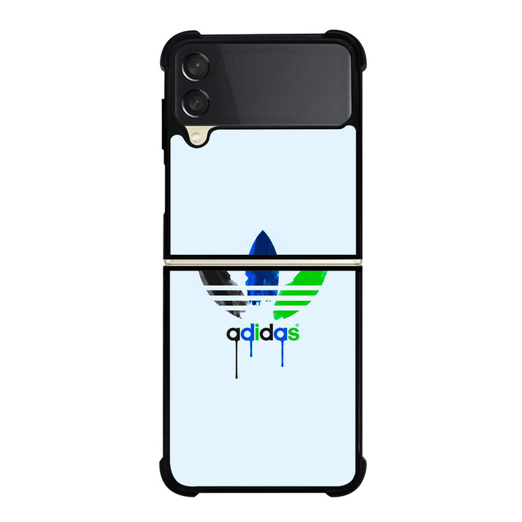 ADIDAS LOGO GREEN BLUE ICON Samsung Galaxy Z Flip 3 Case Cover