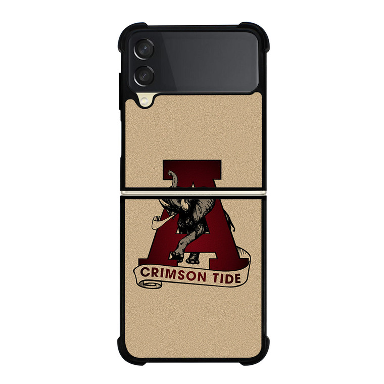 ALABAMA CRIMSON TIDE ROLL FOOTBALL Samsung Galaxy Z Flip 3 Case Cover