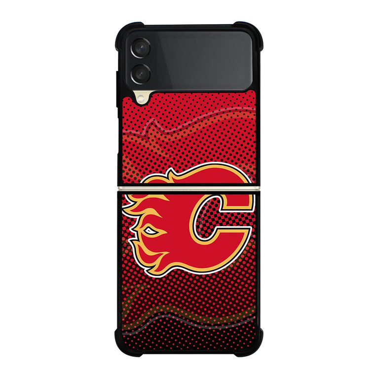 CALGARY FLAMES LOGO HOCKEY TEAM ICON Samsung Galaxy Z Flip 3 Case Cover