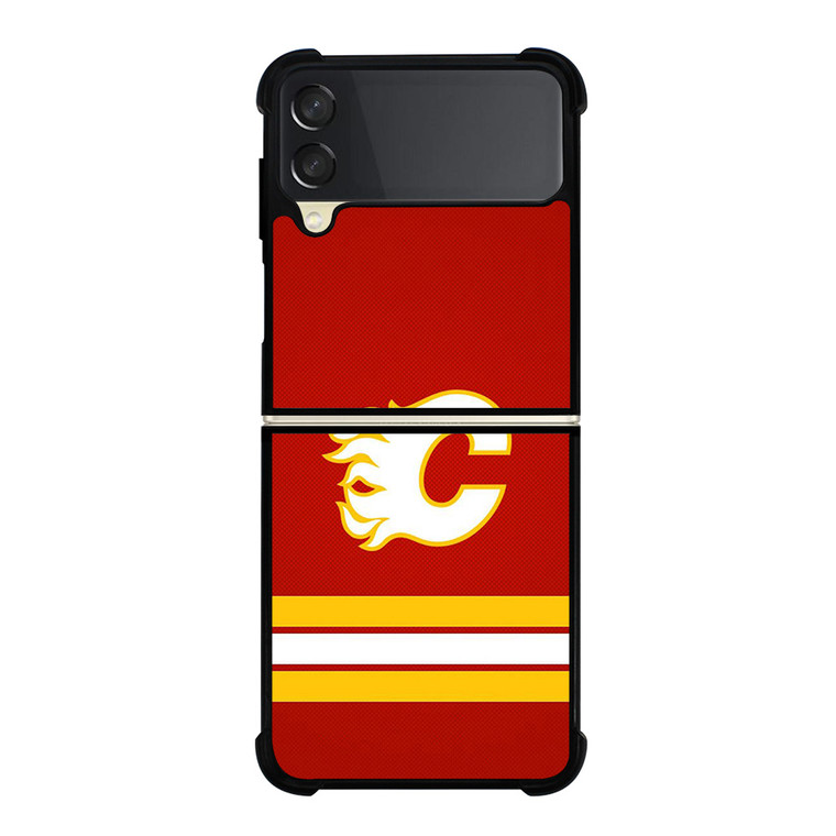 CALGARY FLAMES LOGO NHL HOCKEY TEAM ICON Samsung Galaxy Z Flip 3 Case Cover