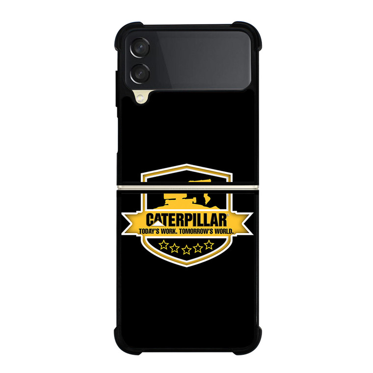 CATERPILLAR TRACTOR LOGO CAT ICON TODAY'S WORK Samsung Galaxy Z Flip 3 Case Cover