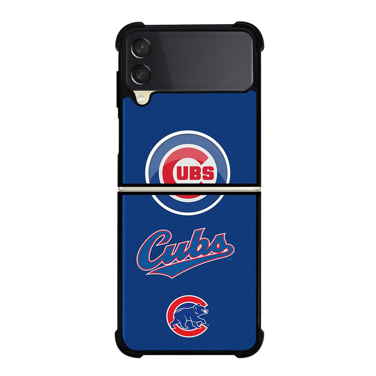 CHICAGO CUBS ICON BASEBALL TEAM LOGO Samsung Galaxy Z Flip 3 Case Cover