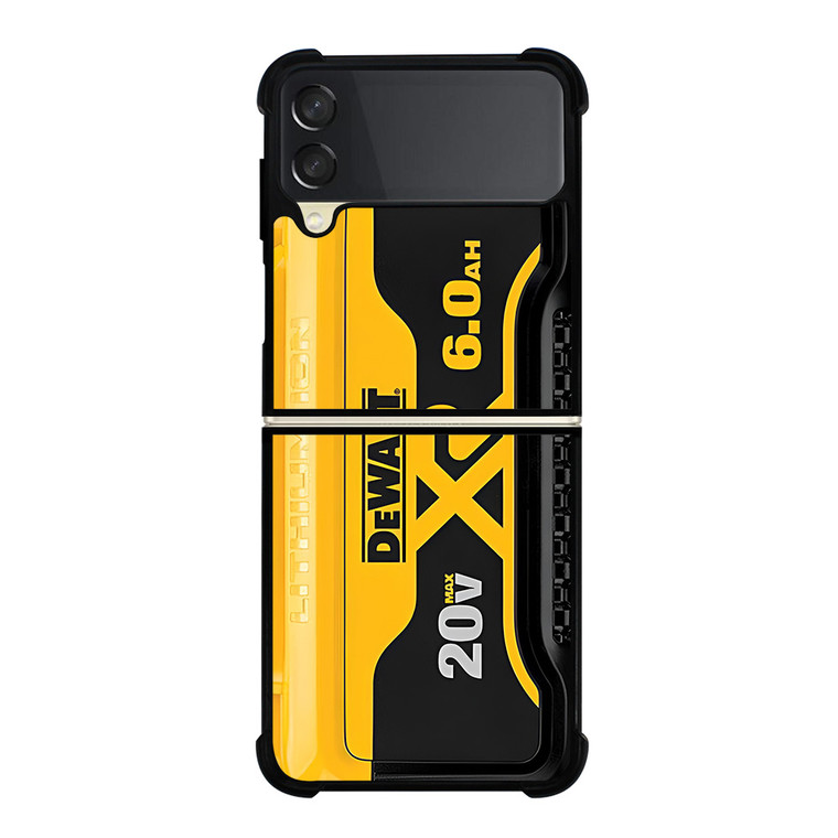 DEWALT TOOL LOGO LITHIUM BATTERY Samsung Galaxy Z Flip 3 Case Cover
