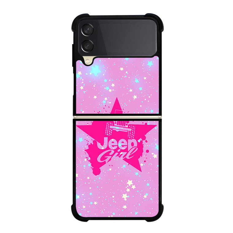 JEEP GIRL STAR LOGO Samsung Galaxy Z Flip 3 Case Cover
