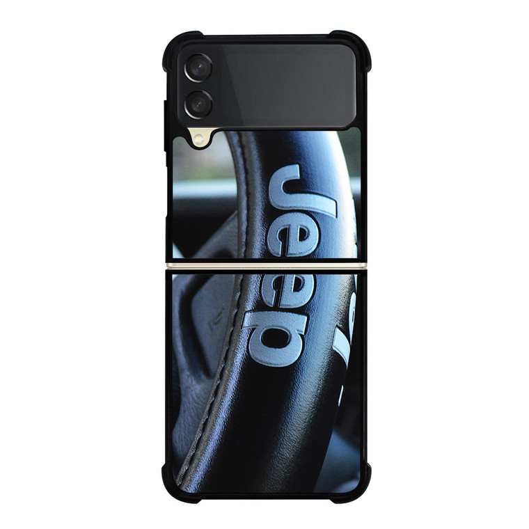 JEEP LOGO STEERING INTERIOR Samsung Galaxy Z Flip 3 Case Cover