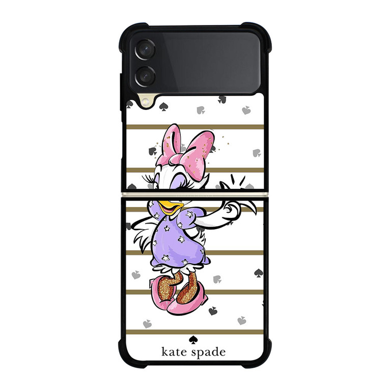 KATE SPADE NEW YORK LOGO DAISY DUCK DISNEY Samsung Galaxy Z Flip 3 Case Cover