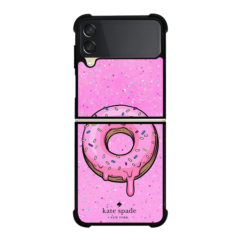 KATE SPADE NEW YORK LOGO DONUT Samsung Galaxy Z Flip 3 Case Cover