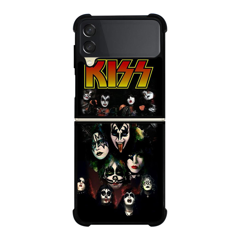 KISS ROCK AND ROLL BAND Samsung Galaxy Z Flip 3 Case Cover