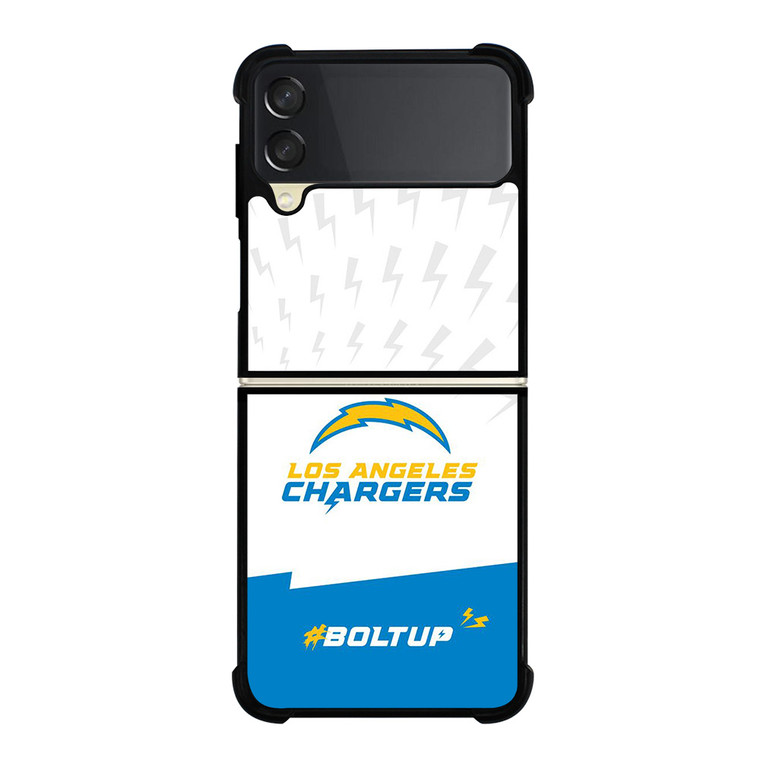 LOS ANGELES CHARGERS FOOTBALL LOGO BOLT UP Samsung Galaxy Z Flip 3 Case Cover