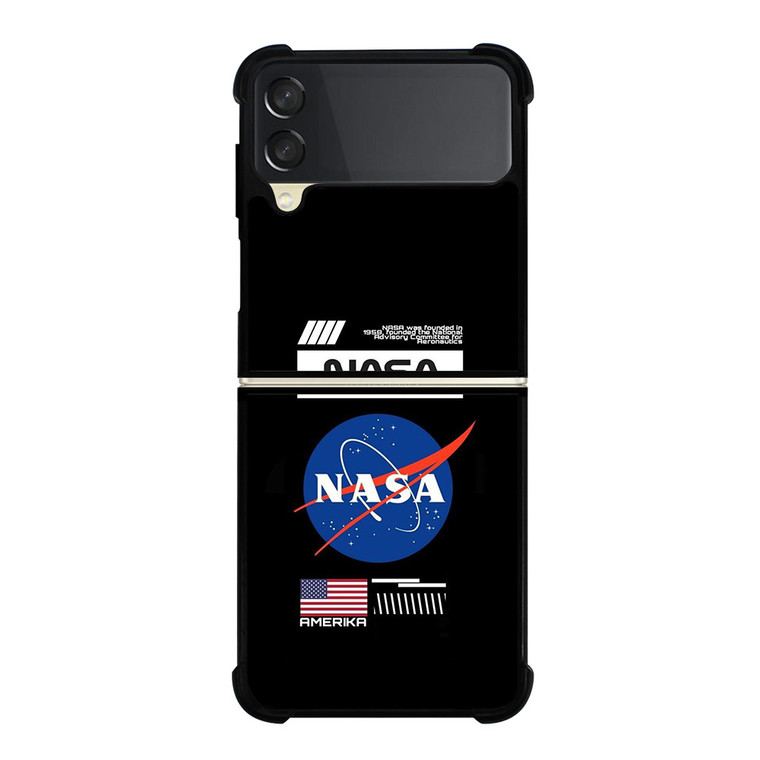 NASA AMERIKA LOGO Samsung Galaxy Z Flip 3 Case Cover