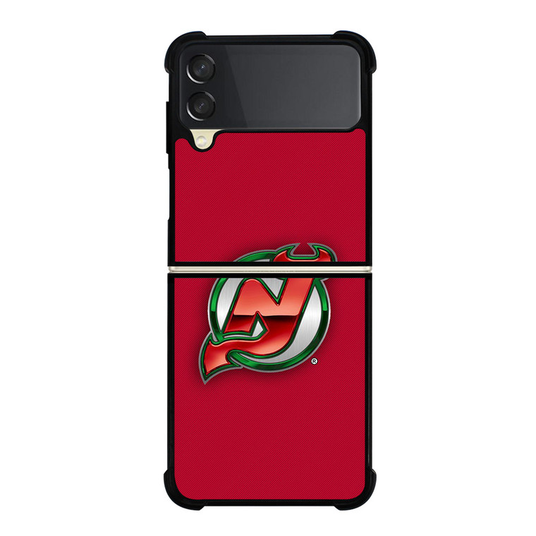 NEW JERSEY DEVILS HOCKEY TEAM LOGO Samsung Galaxy Z Flip 3 Case Cover