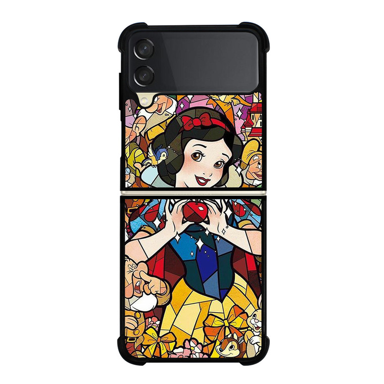 SNOW WHITE DISNEY PRINCESS MOZAIC ART Samsung Galaxy Z Flip 3 Case Cover SNOW WHITE DISNEY PRINCESS MOZAIC ART Samsung Galaxy Z Flip 3 Case Cover
