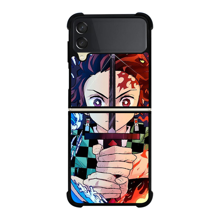 TANJIRO KAMADO DEMON SLAYER KIMETSU NO YAIBA Samsung Galaxy Z Flip 3 Case Cover