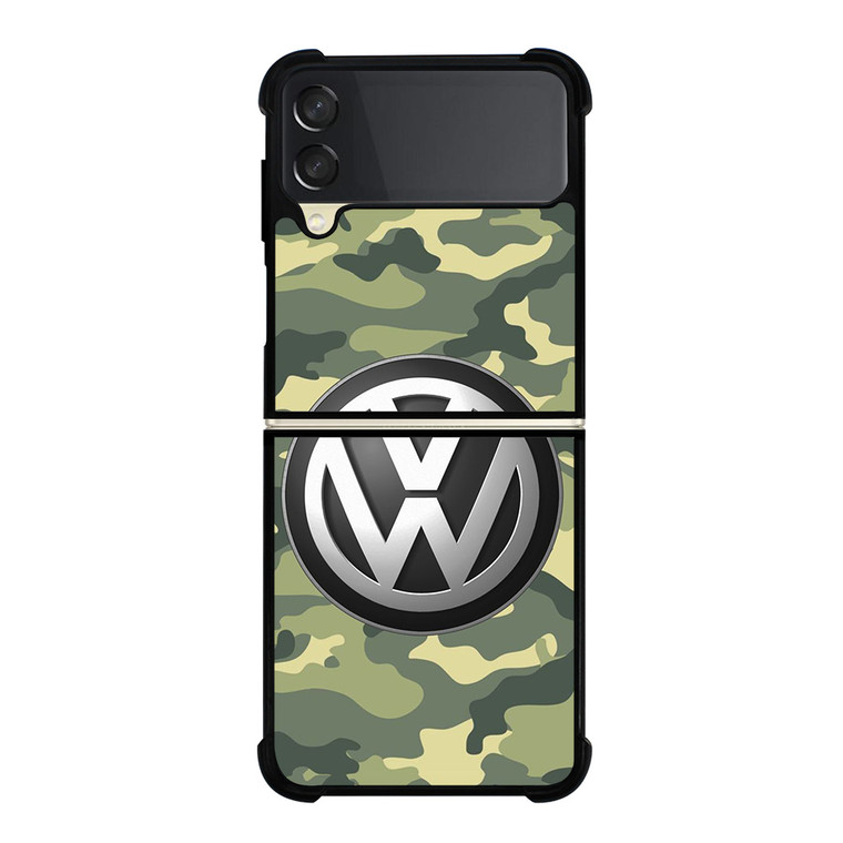 VOLKSWAGEN VW LOGO CAMO ICON Samsung Galaxy Z Flip 3 Case Cover