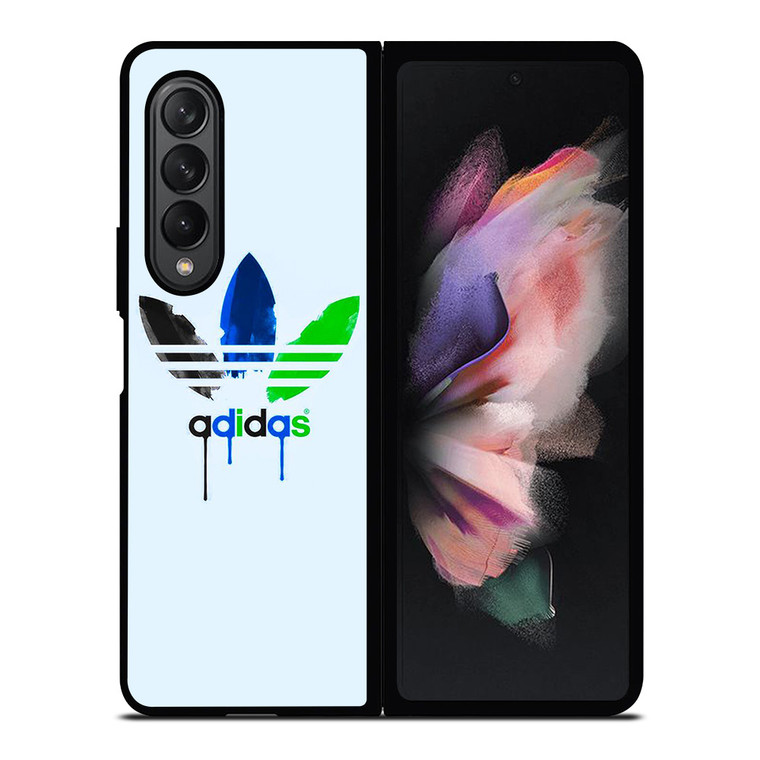 ADIDAS LOGO GREEN BLUE ICON Samsung Galaxy Z Fold 3 Case Cover
