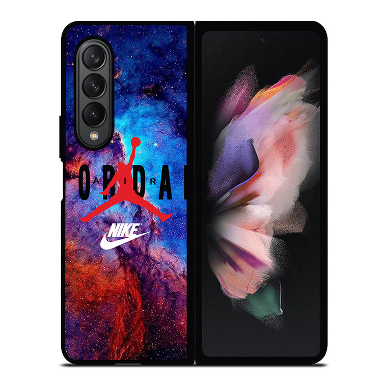 AIR JORDAN NIKE SHOES LOGO NEBULA Samsung Galaxy Z Fold 3 Case Cover