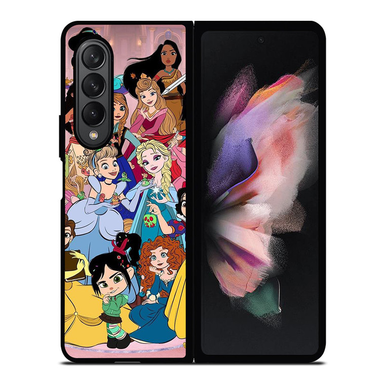 CARTOON DISNEY PRINCESS X VENELLOPE Samsung Galaxy Z Fold 3 Case Cover