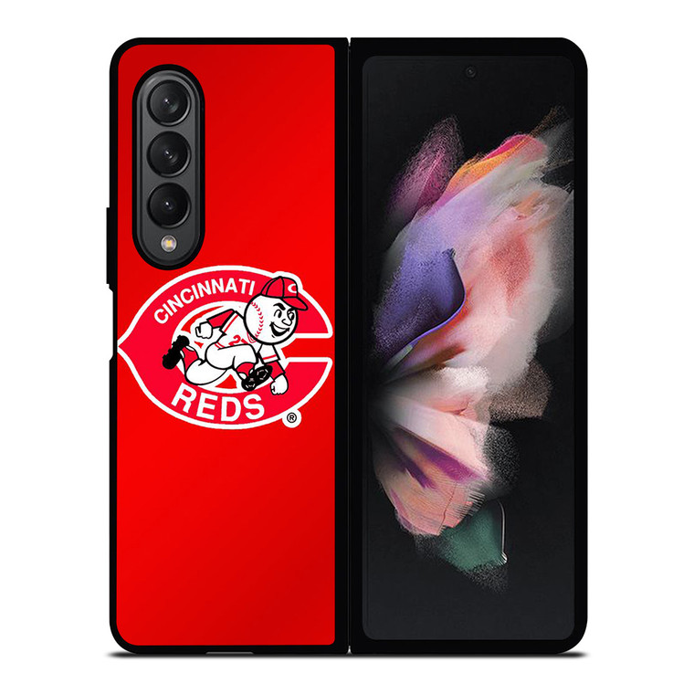 CINCINNATI REDS LOGO MLB BASEBALL TEAM ICON Samsung Galaxy Z Fold 3 Case Cover