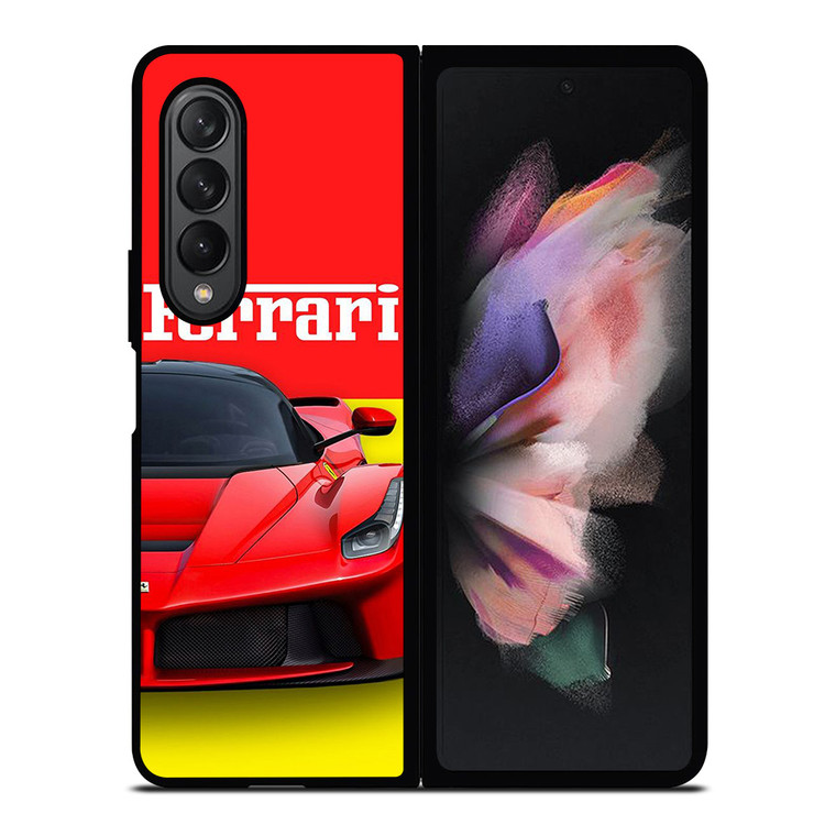FERRARI LOGO RED CAR Samsung Galaxy Z Fold 3 Case Cover