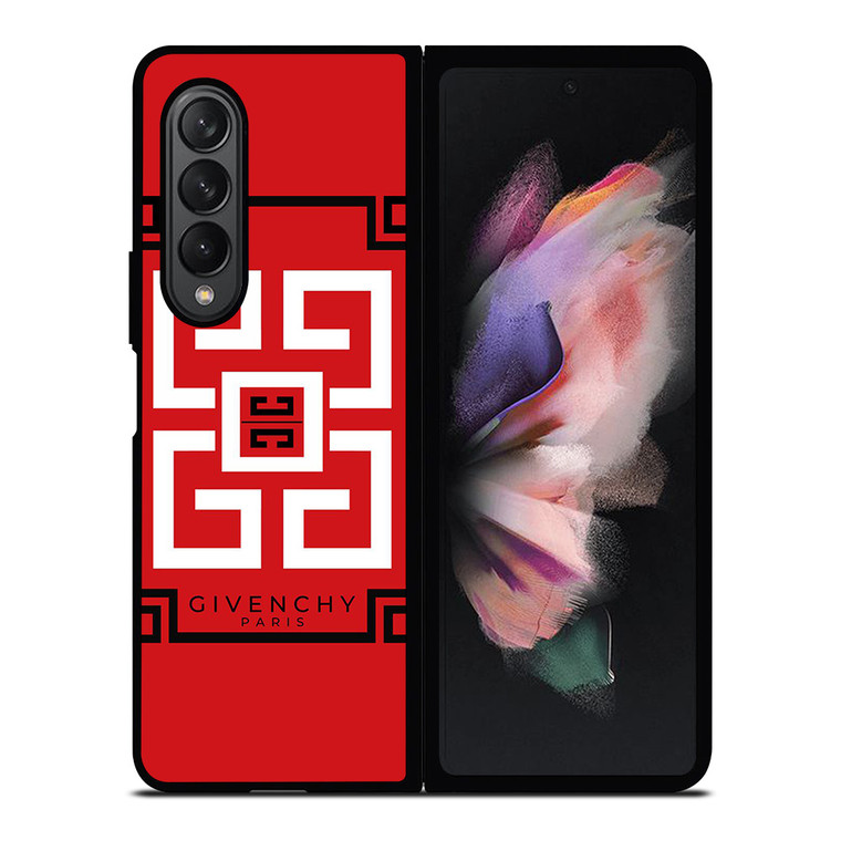 GIVENCHY PARIS ART LOGO RED Samsung Galaxy Z Fold 3 Case Cover