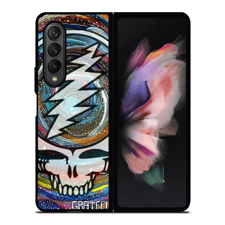 GRATEFUL DEAD SKULL NEBULA Samsung Galaxy Z Fold 3 Case Cover